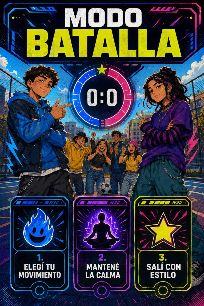 Página de apertura del modo batalla